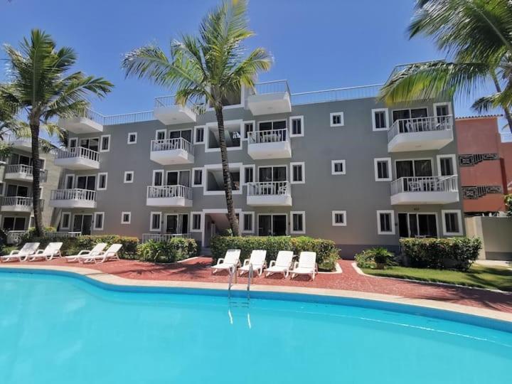 Caribbean Studios Tropicana With Pool - Playa Los Corales Пунта Кана Екстериор снимка