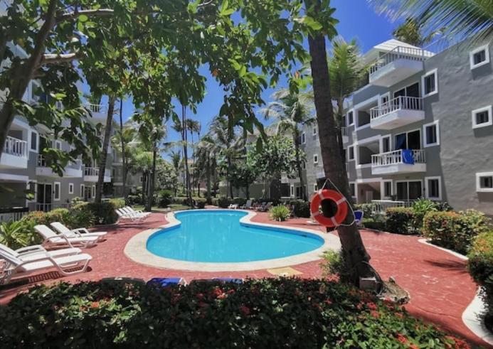 Caribbean Studios Tropicana With Pool - Playa Los Corales Пунта Кана Екстериор снимка