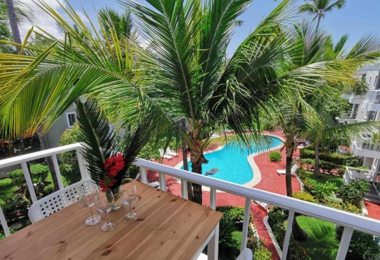Caribbean Studios Tropicana With Pool - Playa Los Corales Пунта Кана Екстериор снимка